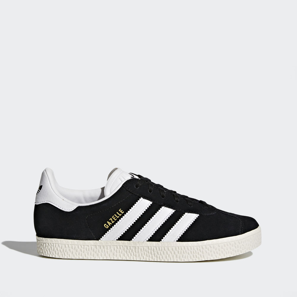 Adidas Gazelle - Originals για κοριτσια - Μαυρα/Ασπρα/Χρυσο Χρωμα Μεταλλικός,Μέγεθος: EU 27 – 39 1/3